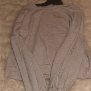 LIGHT BEIGE “ADIOS” SWEATER